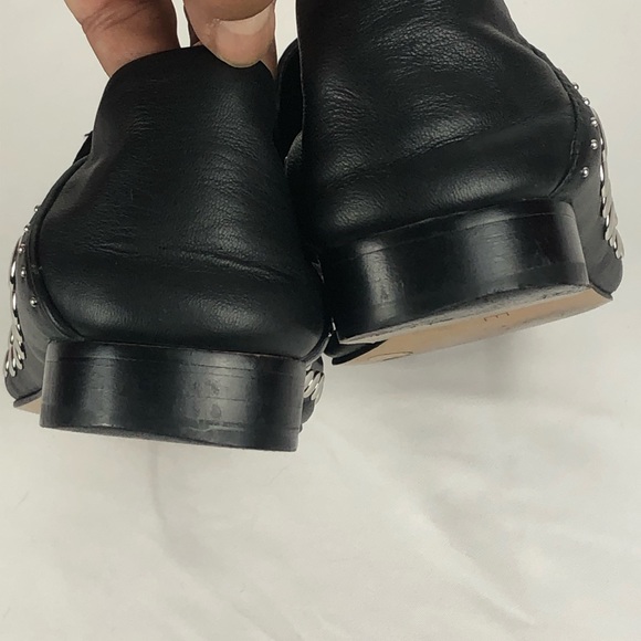 🎉1 State Black Studded Loafers - Picture 4 of 9